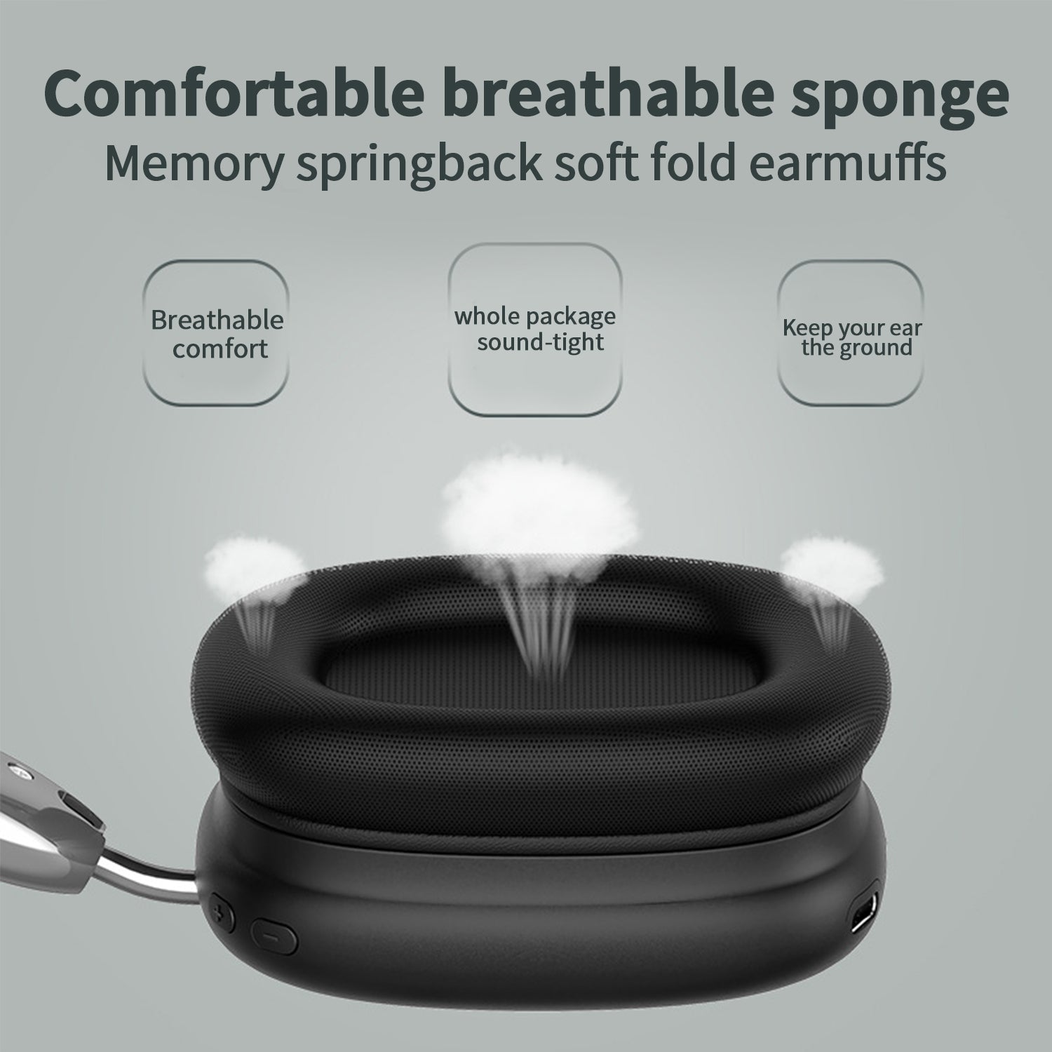 High-Fidelity Wireless Bluetooth Headset - 12 Hours Battery, Crystal Clear Sound, Ergonomic Design