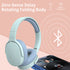 Wireless Headset Bluetooth Headphones with Intelligent Noise Reduction Bluetooth-Compatible Wireless with Microphone Foldable Sports Headset