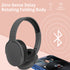 Wireless Headset Bluetooth Headphones with Intelligent Noise Reduction Bluetooth-Compatible Wireless with Microphone Foldable Sports Headset