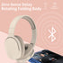 Wireless Headset Bluetooth Headphones with Intelligent Noise Reduction Bluetooth-Compatible Wireless with Microphone Foldable Sports Headset