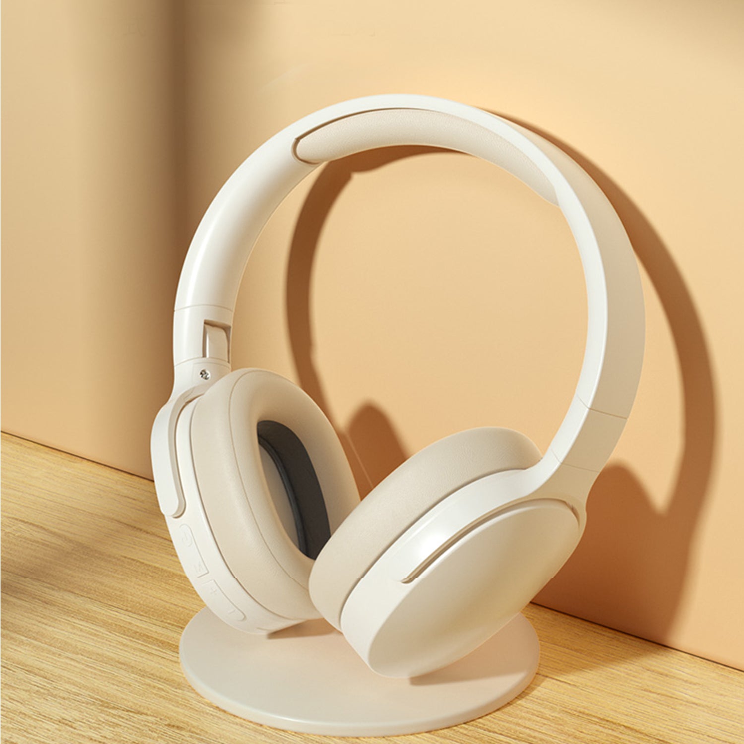 Wireless Headset Bluetooth Headphones with Intelligent Noise Reduction Bluetooth-Compatible Wireless with Microphone Foldable Sports Headset