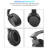 Bluetooth Over Ear Headphones, Wireless Stereo Folding Headphones and Wireless Headset, for Mobile Phone, TV, PC, Soft Earmuffs and Lightweight