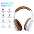 Bluetooth Over Ear Headphones, Wireless Stereo Folding Headphones and Wireless Headset, for Mobile Phone, TV, PC, Soft Earmuffs and Lightweight