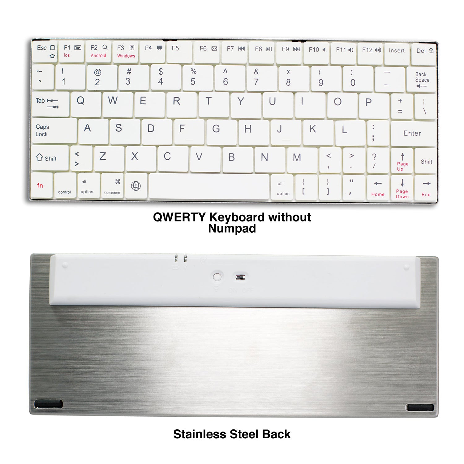 Ultra-slim tiny Stainless Steel Bluetooth 3.0 Keyboard for tablet/computer/phone