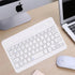 7-inch Bluetooth Wireless Mini Keyboard for IOS/MAC/Windows/Android-White
