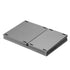 Portable Folding Wireless keyboard Bluetooth Rechargeable BT Touchpad Keypad for IOS/Android/Windows ipad Tablet-Black