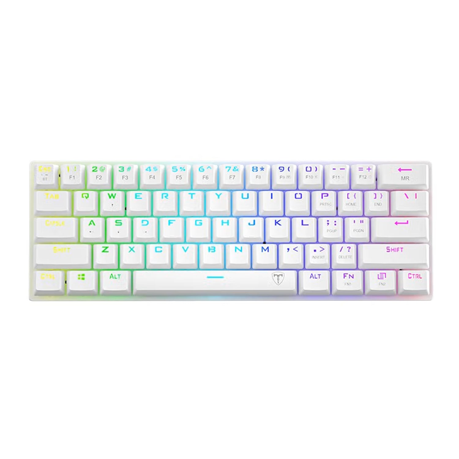 Wireless Bluetooth USB Dual-Mode 61 Keys Gaming Mechanical Keyboard RGB Backlight for Phone/PC Computer/Notebook