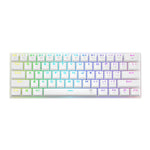 Wireless Bluetooth USB Dual-Mode 61 Keys Gaming Mechanical Keyboard RGB Backlight for Phone/PC Computer/Notebook