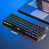 Wireless Bluetooth USB Dual-Mode 61 Keys Gaming Mechanical Keyboard RGB Backlight for Phone/PC Computer/Notebook