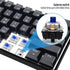 Wireless Bluetooth USB Dual-Mode 61 Keys Gaming Mechanical Keyboard RGB Backlight for Phone/PC Computer/Notebook