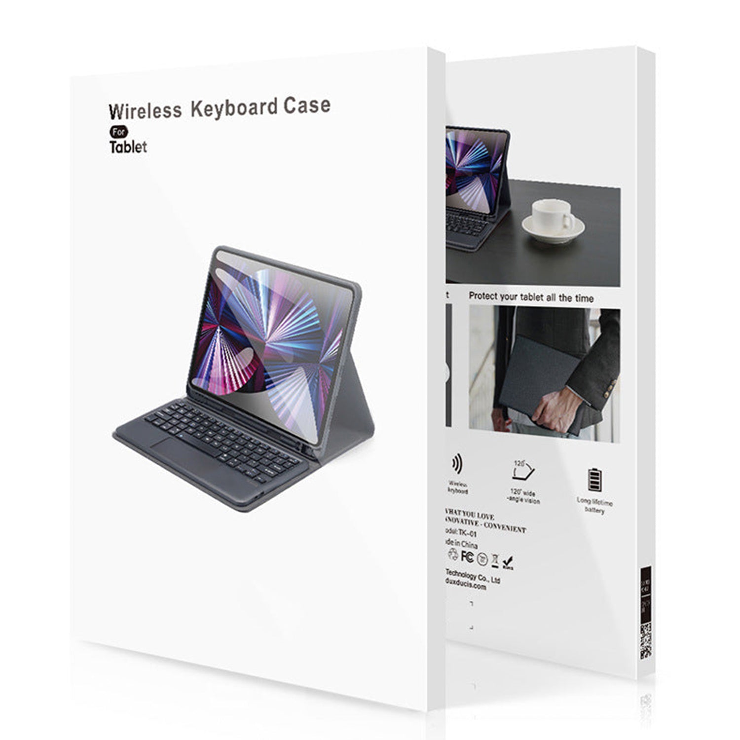 iPad7/8/9(10.2’’) 2in1 iPad case and wireless keyboard case