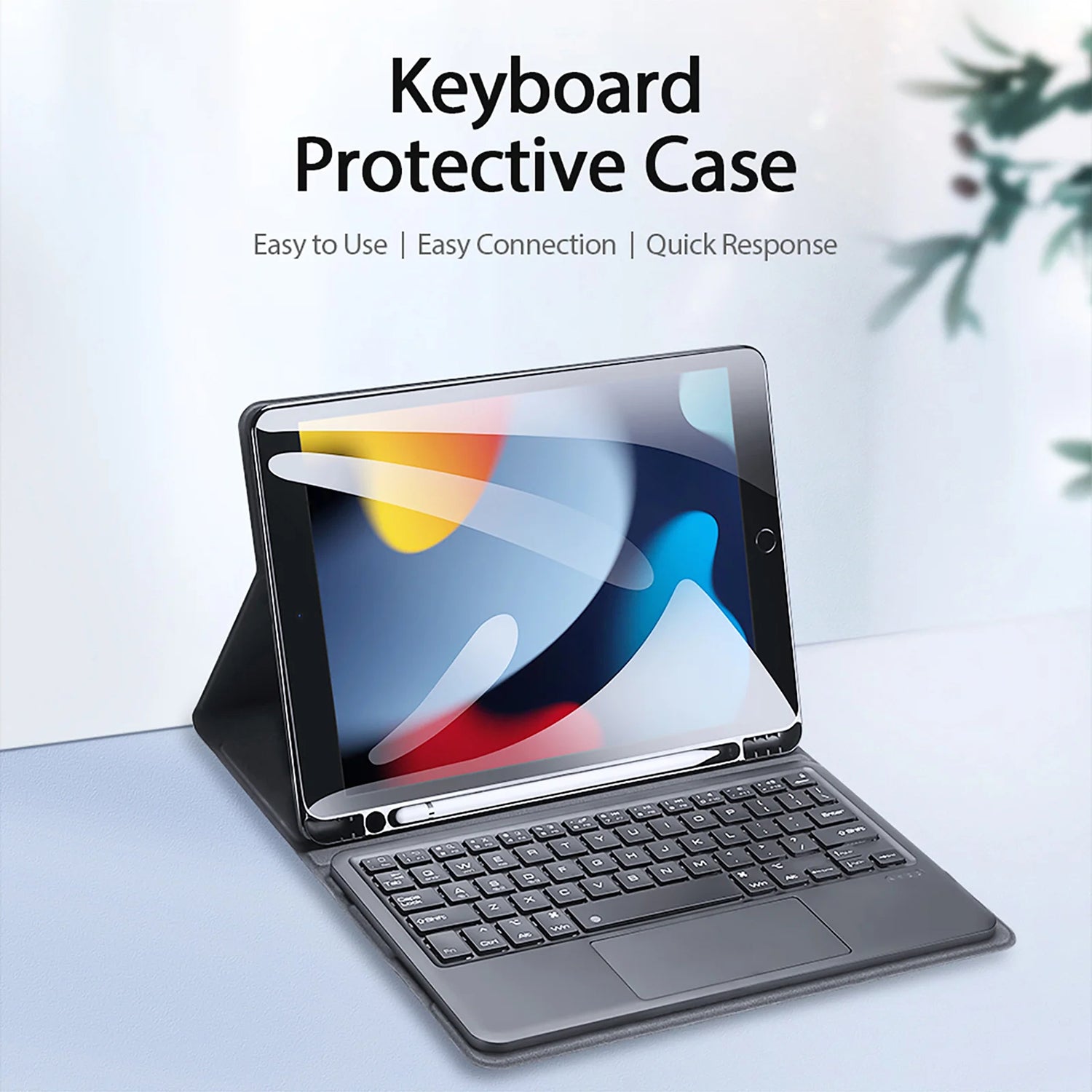 iPad7/8/9(10.2’’) 2in1 iPad case and wireless keyboard case