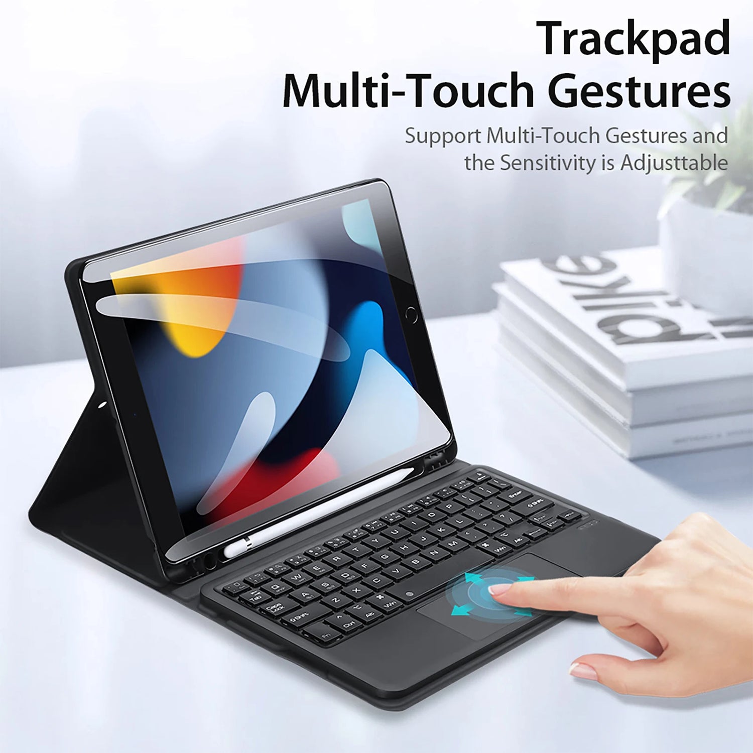 iPad7/8/9(10.2’’) 2in1 iPad case and wireless keyboard case