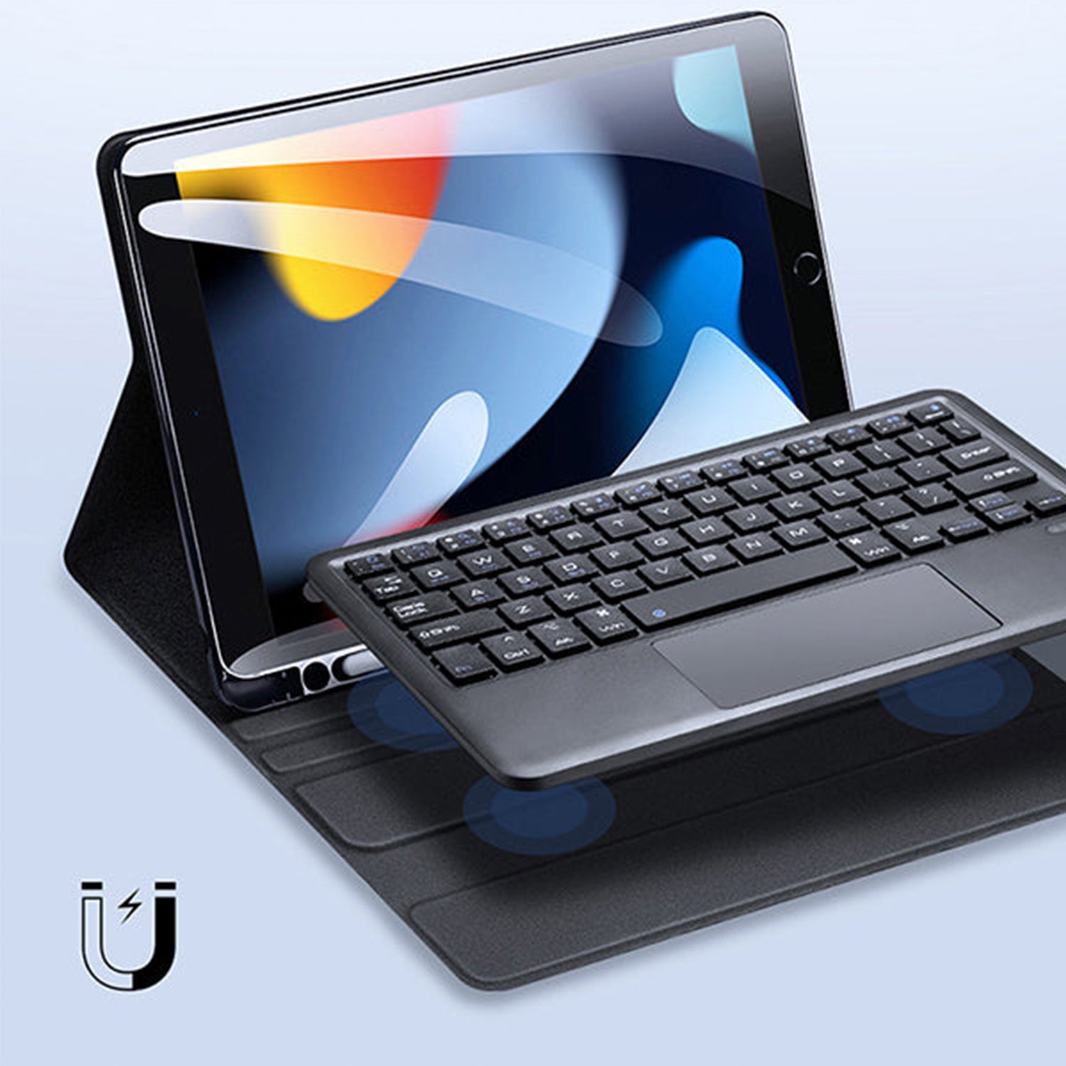 iPad7/8/9(10.2’’) 2in1 iPad case and wireless keyboard case
