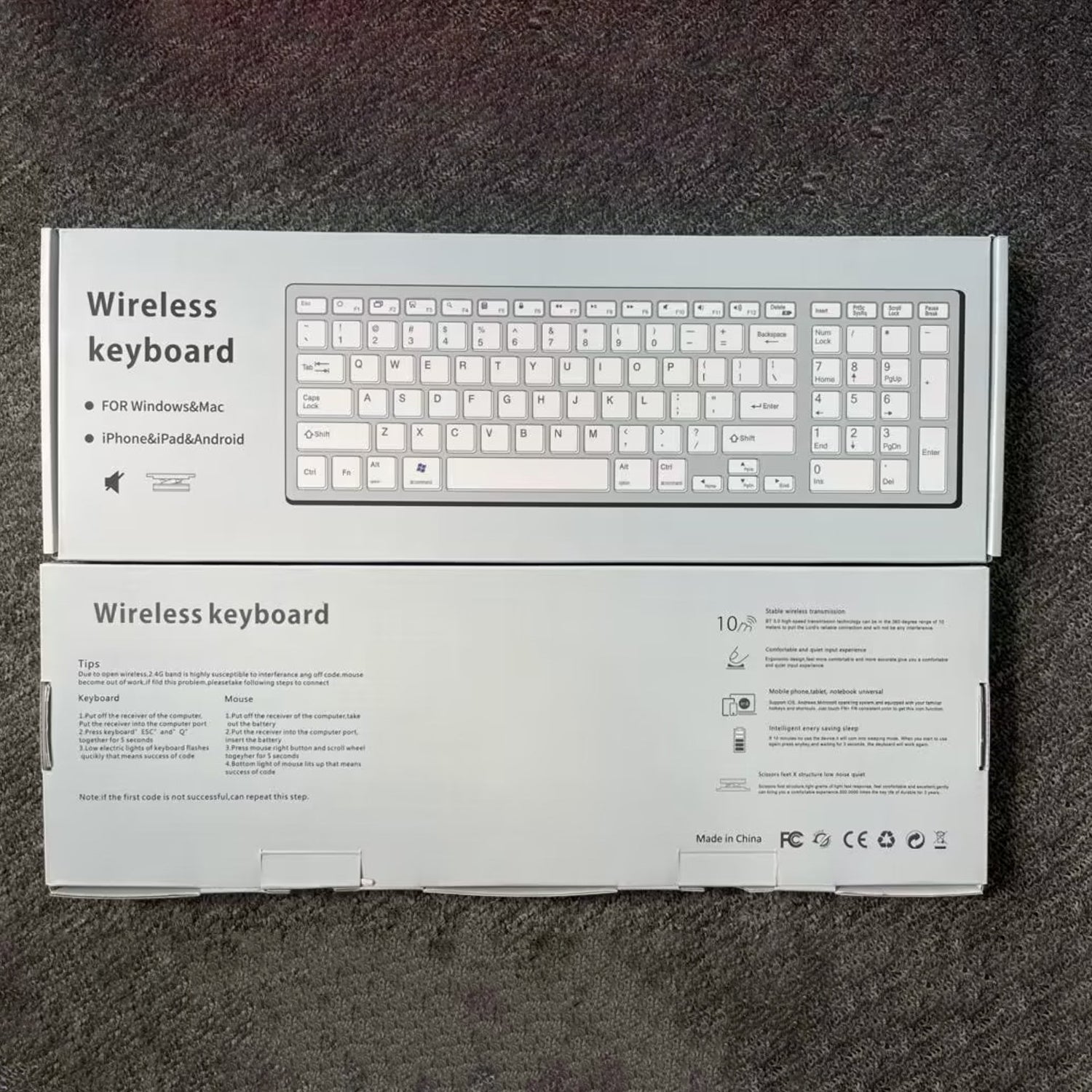 Wireless keyboard Bluetooth rechargeable mini keyboard