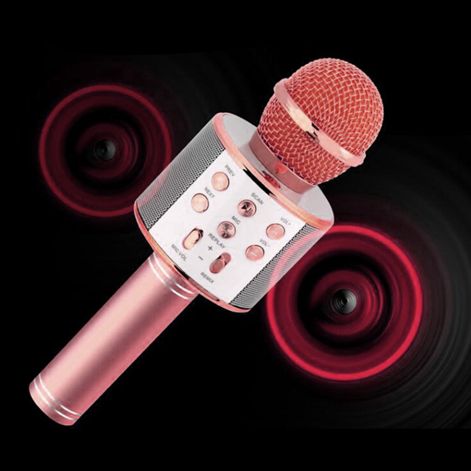 Wireless Multiuse Microphone, bluetooth speaker, and Recording for iPhone / Android