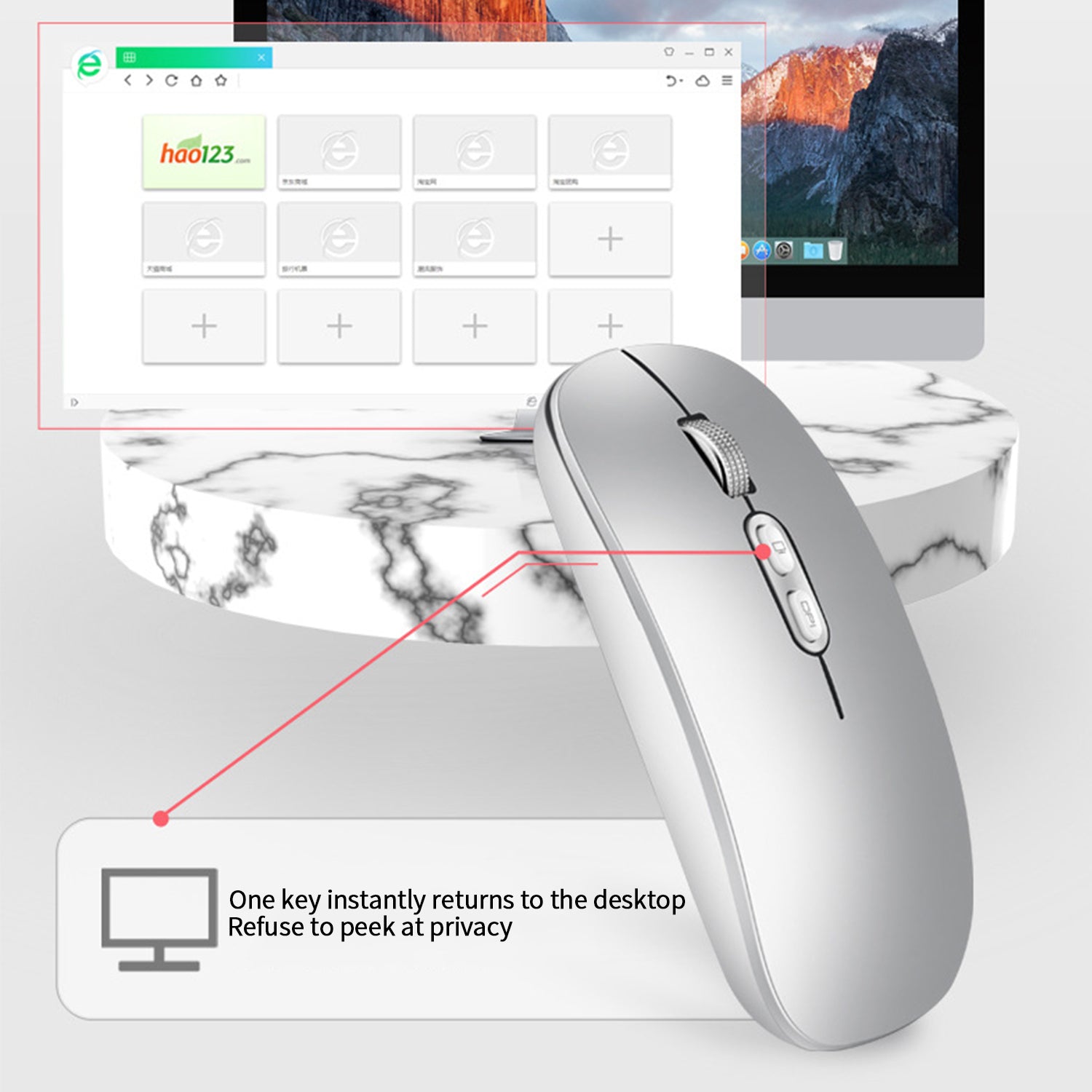 Wireless Mouse Bluetooth dual-mode