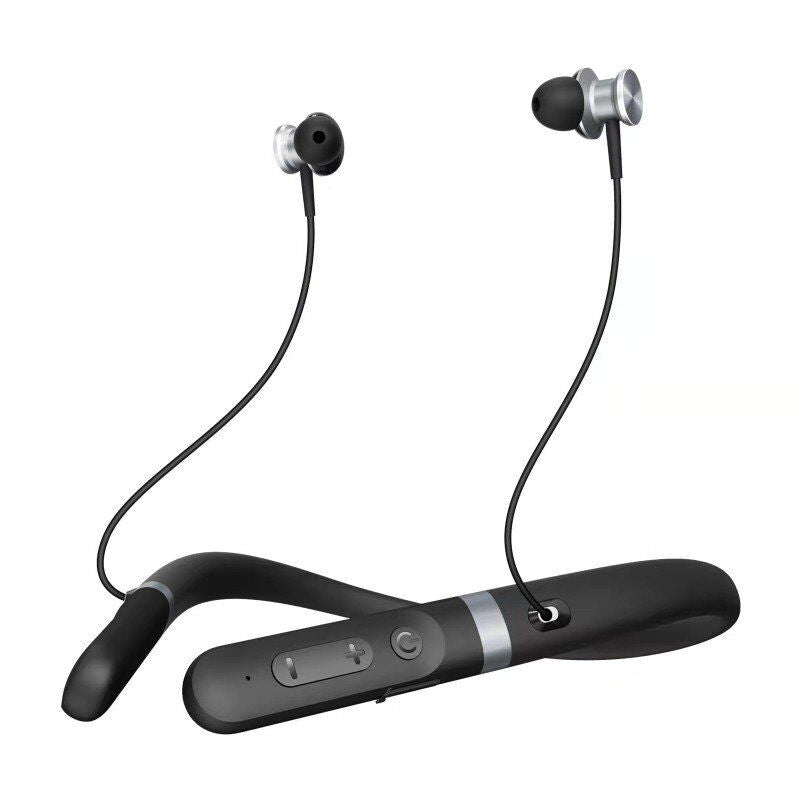 Large Battery Long Range Display Sports Neck 5.2 bluetooth headset