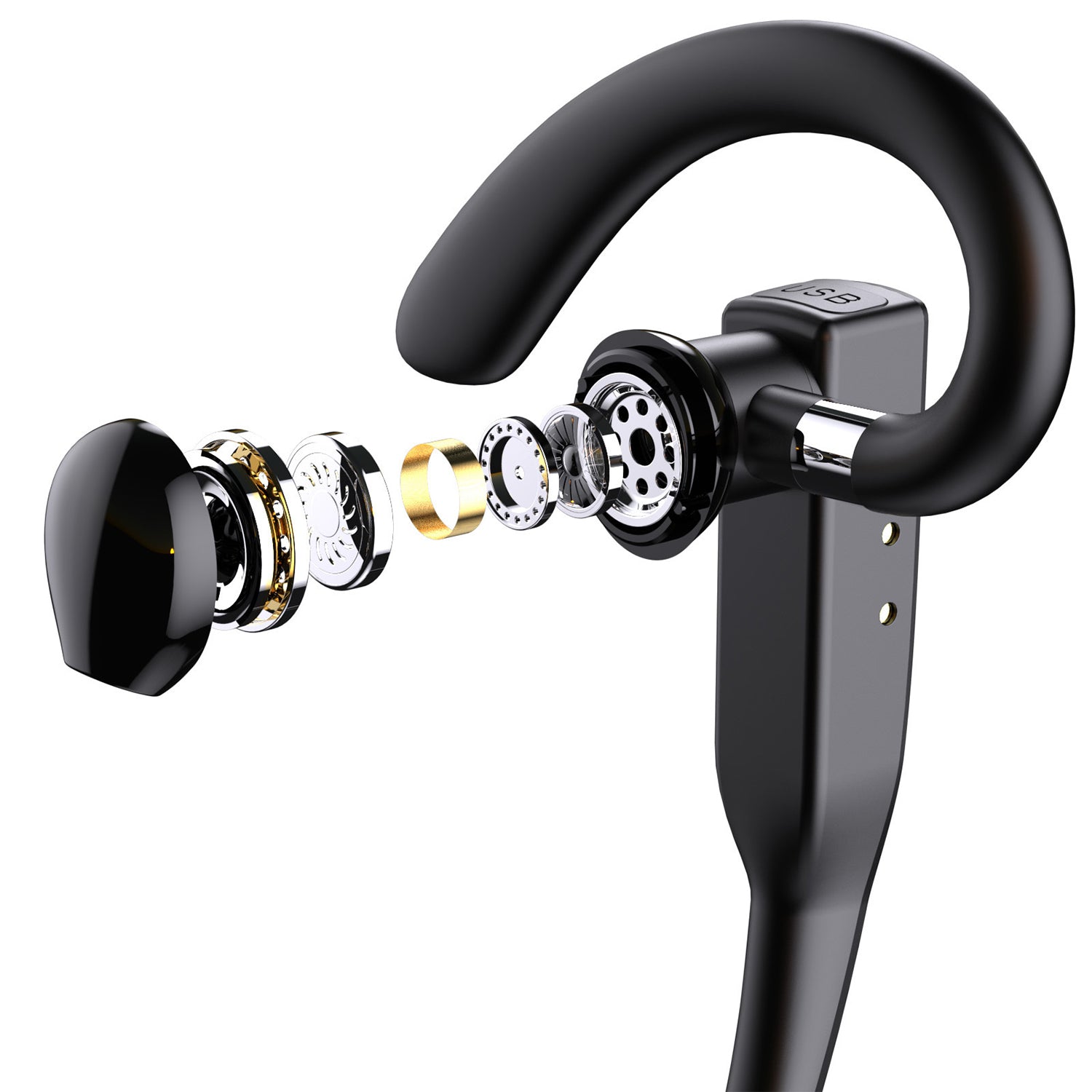 Business Bluetooth single ear digital display headset