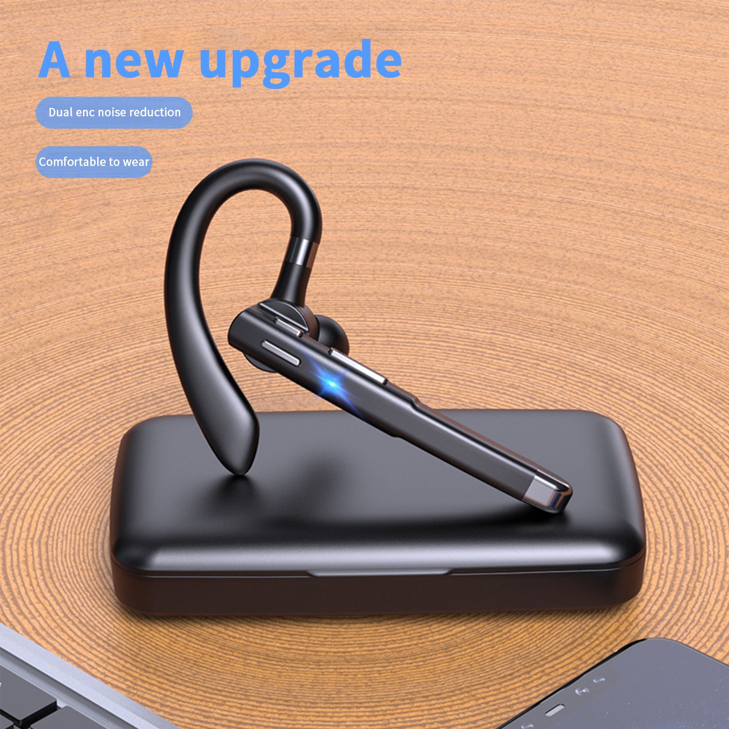 Business Bluetooth single ear digital display headset