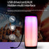 LED Flashing Light Portable Wireless Bluetooth Speaker