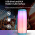 LED Flashing Light Portable Wireless Bluetooth Speaker