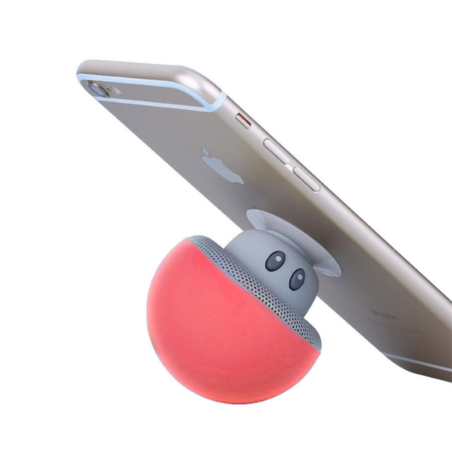 Mini mushroom Bluetooth wireless speaker, which can be used as a mobile phone support