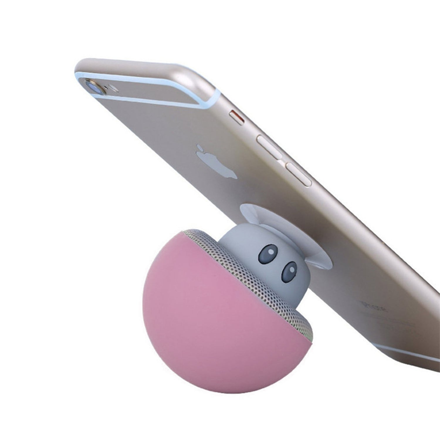 Mini mushroom Bluetooth wireless speaker, which can be used as a mobile phone support