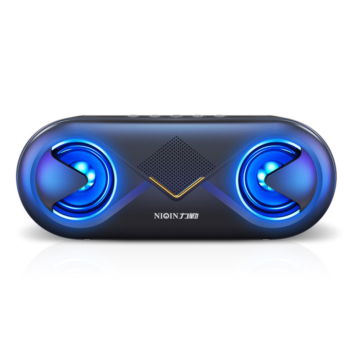 Wireless Phone Stereo Colorful Lights Portable Small Steel Gun Bass Bluetooth Speaker