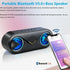 Wireless Phone Stereo Colorful Lights Portable Small Steel Gun Bass Bluetooth Speaker