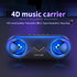 Wireless Phone Stereo Colorful Lights Portable Small Steel Gun Bass Bluetooth Speaker