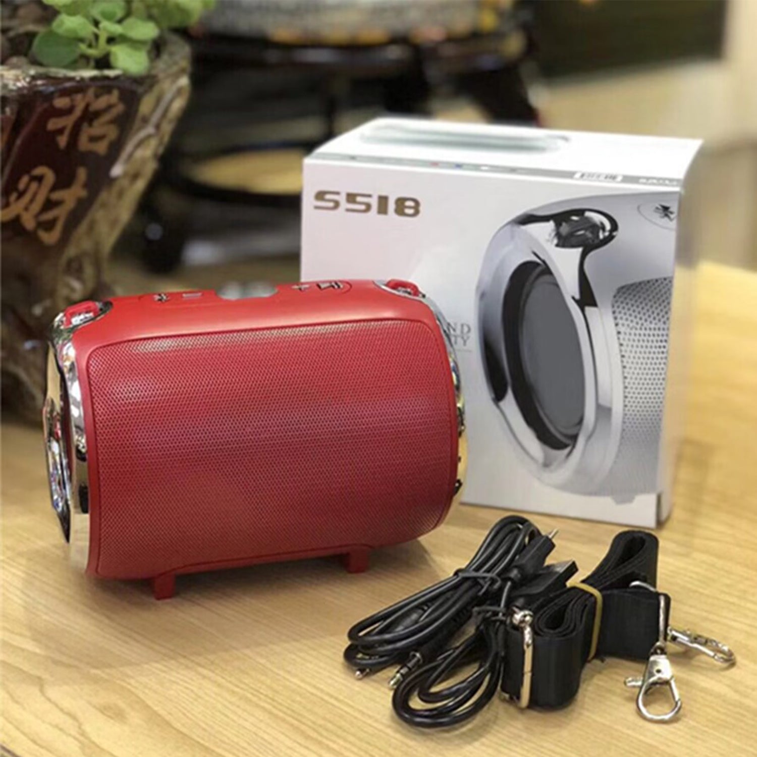 Mini Portable Wireless Bluetooth Speaker Stereo Speakerphone Radio Music Subwoofer Column Speakers