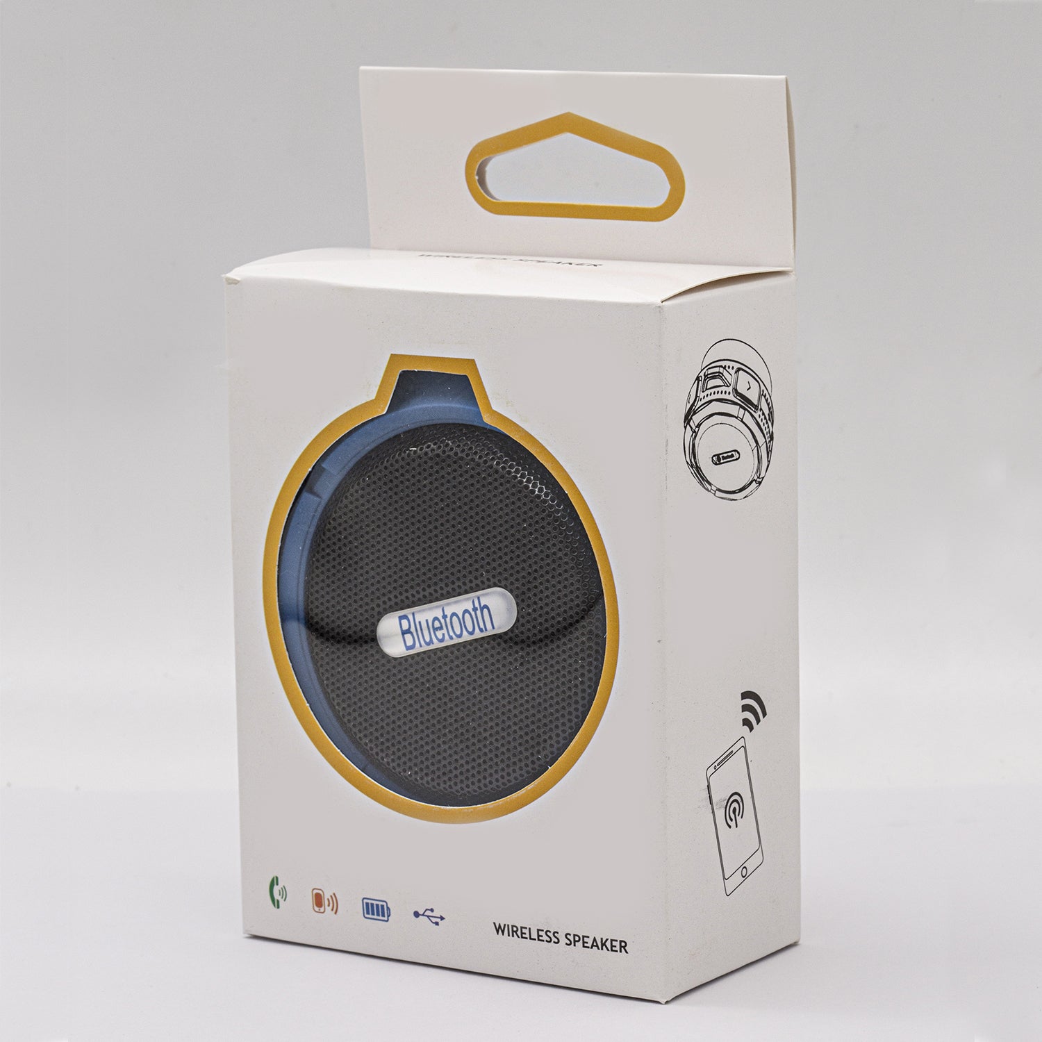 Portable Waterproof Mini Speaker with  Built-in Microphone