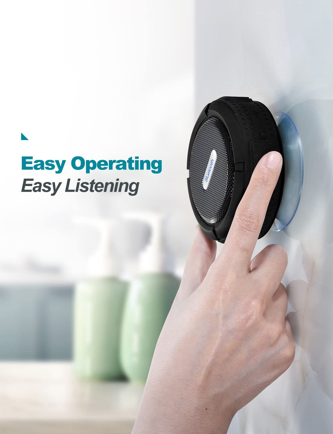 Portable Waterproof Mini Speaker with  Built-in Microphone