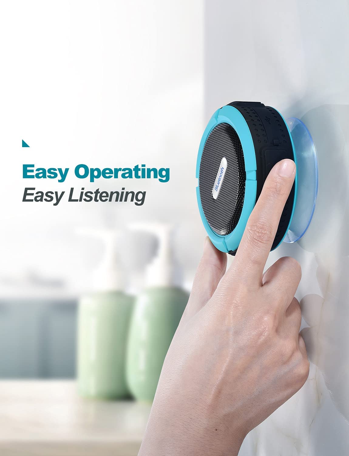 Portable Waterproof Mini Speaker with  Built-in Microphone