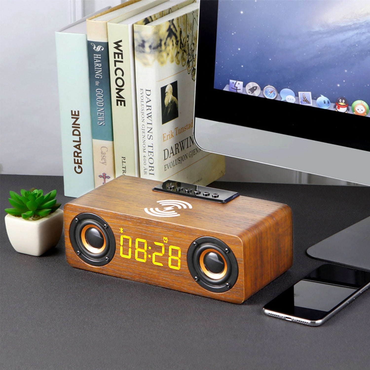 Retro Bluetooth Music Player with Phone Radio Charging