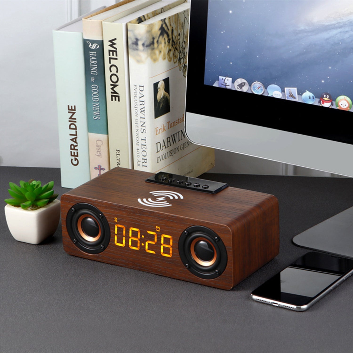 Retro Bluetooth Music Player with Phone Radio Charging