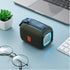 USB wireless portable Bluetooth speaker with fabrics belt