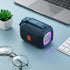 USB wireless portable Bluetooth speaker with fabrics belt