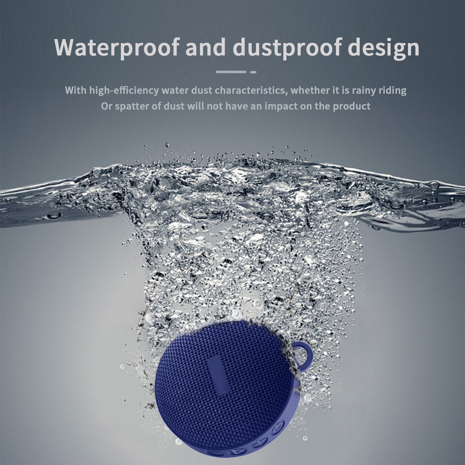 Outdoor waterproof riding car portable Bluetooth speaker