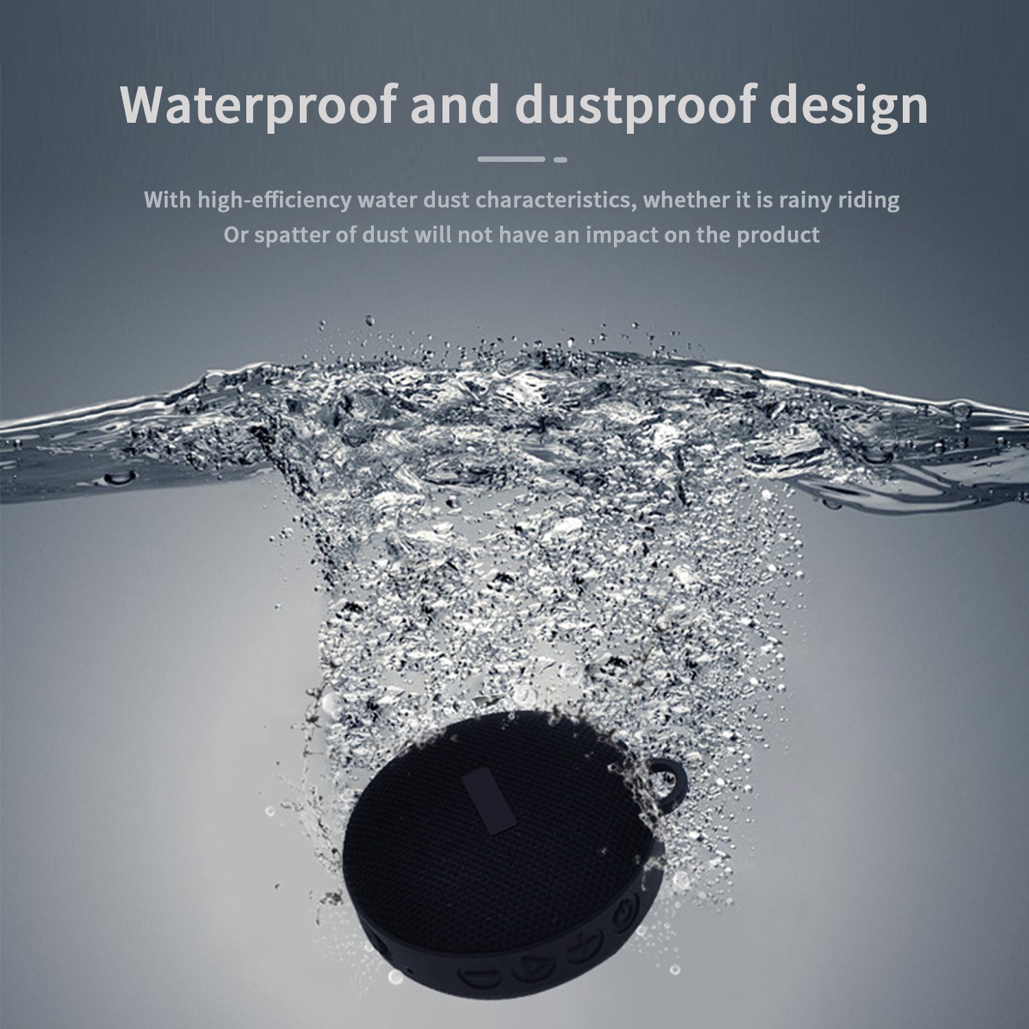 Outdoor waterproof riding car portable Bluetooth speaker