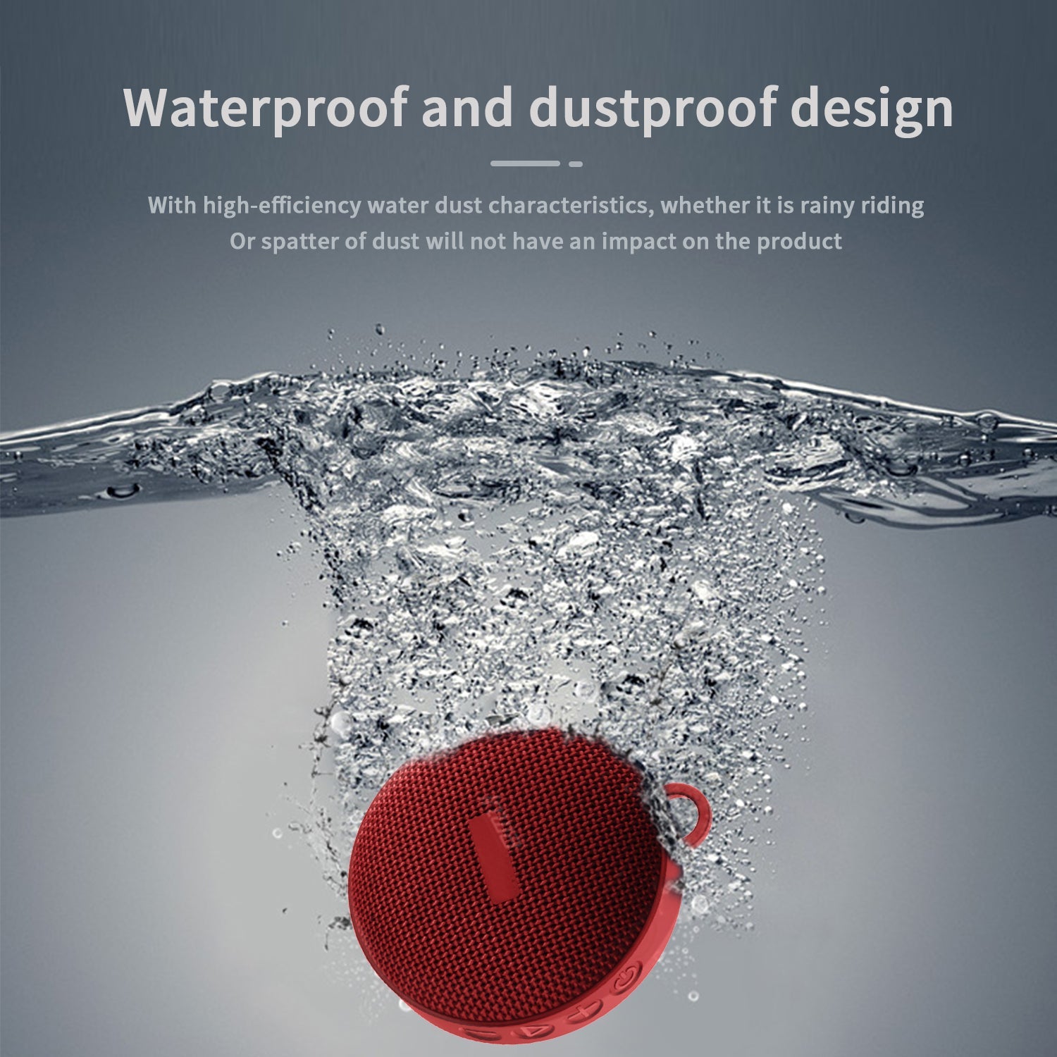 Outdoor waterproof riding car portable Bluetooth speaker