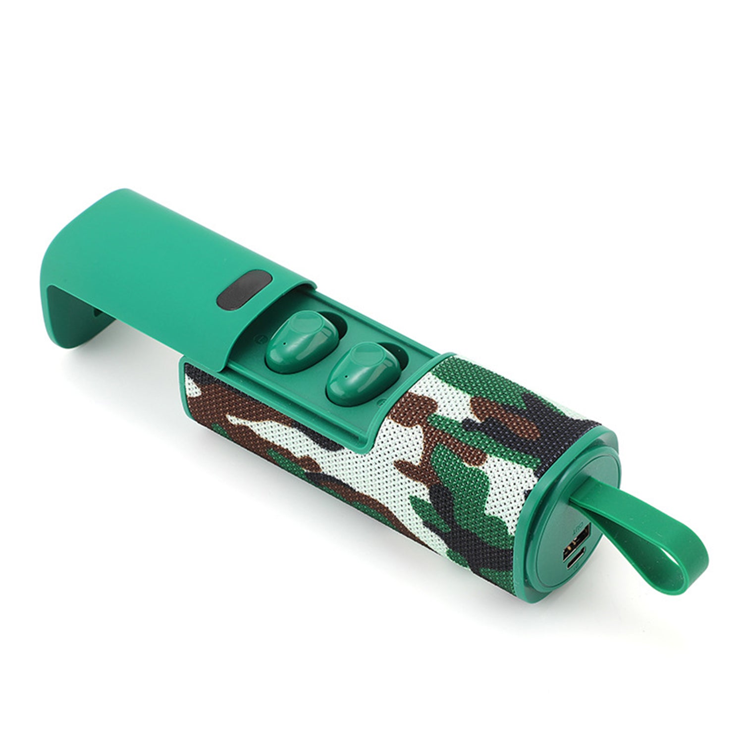3 in1 Wireless Bluetooth Speaker Outdoor Portable Mobile Power bank and sports headphones