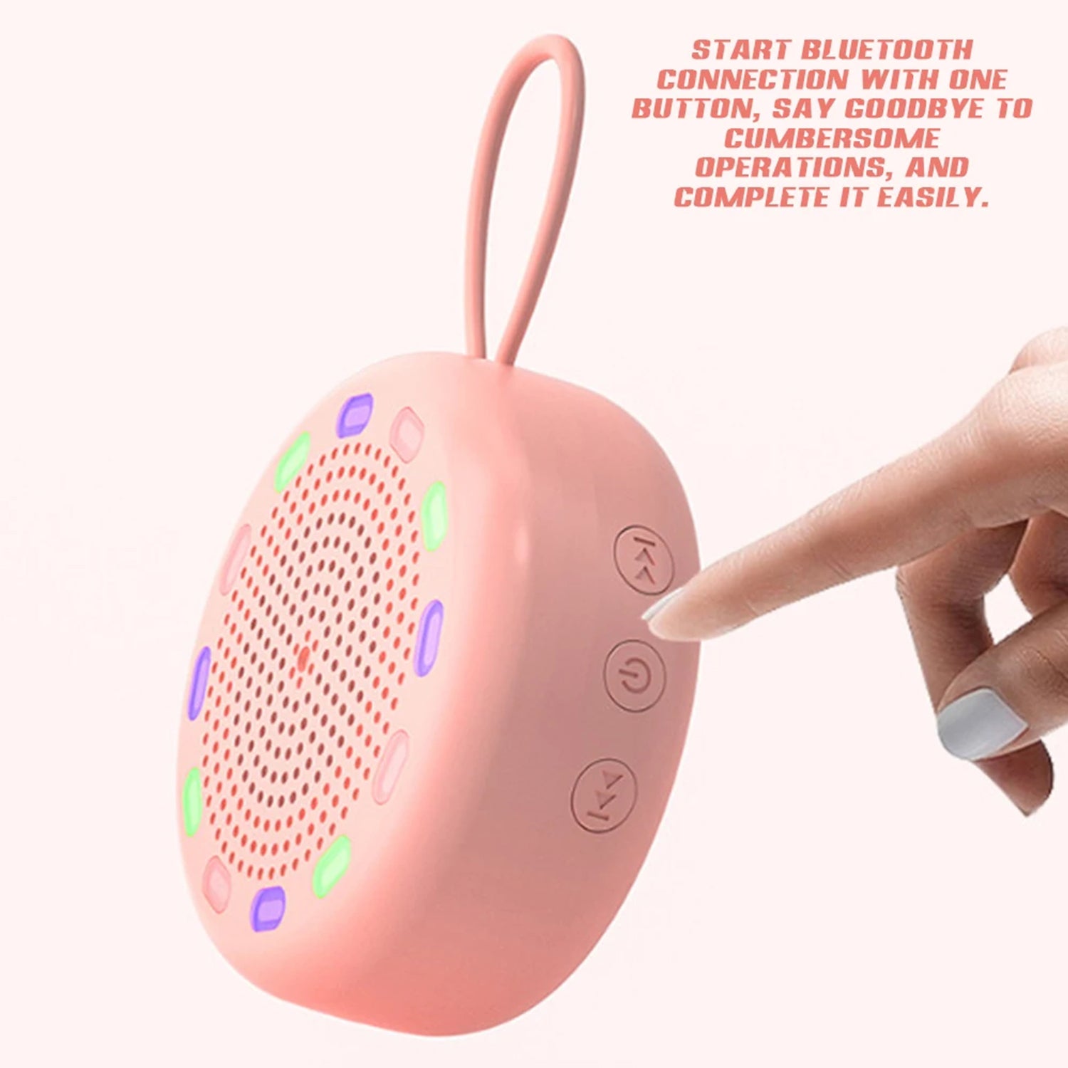 Wireless Bluetooth Speaker Fashion Colorful Subwoofer TWS small sound