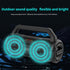 Wireless card insertion portable Double horn Bluetooth speaker-Black
