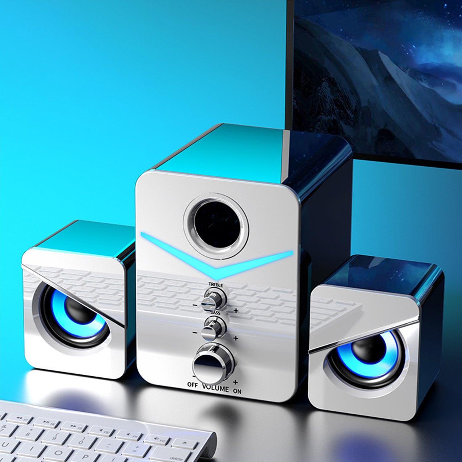 Wireless Bluetooth desktop laptop speaker