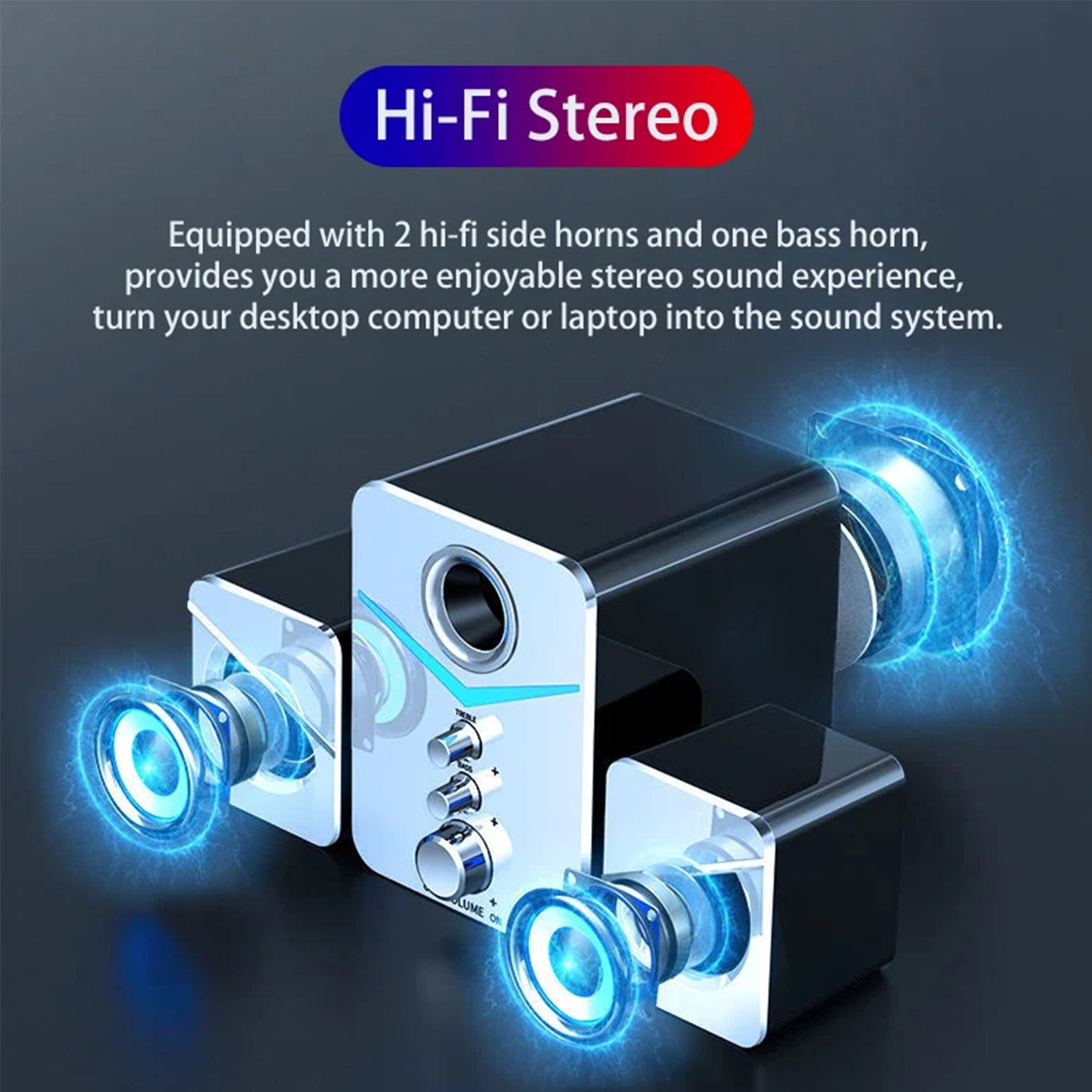 Wireless Bluetooth desktop laptop speaker