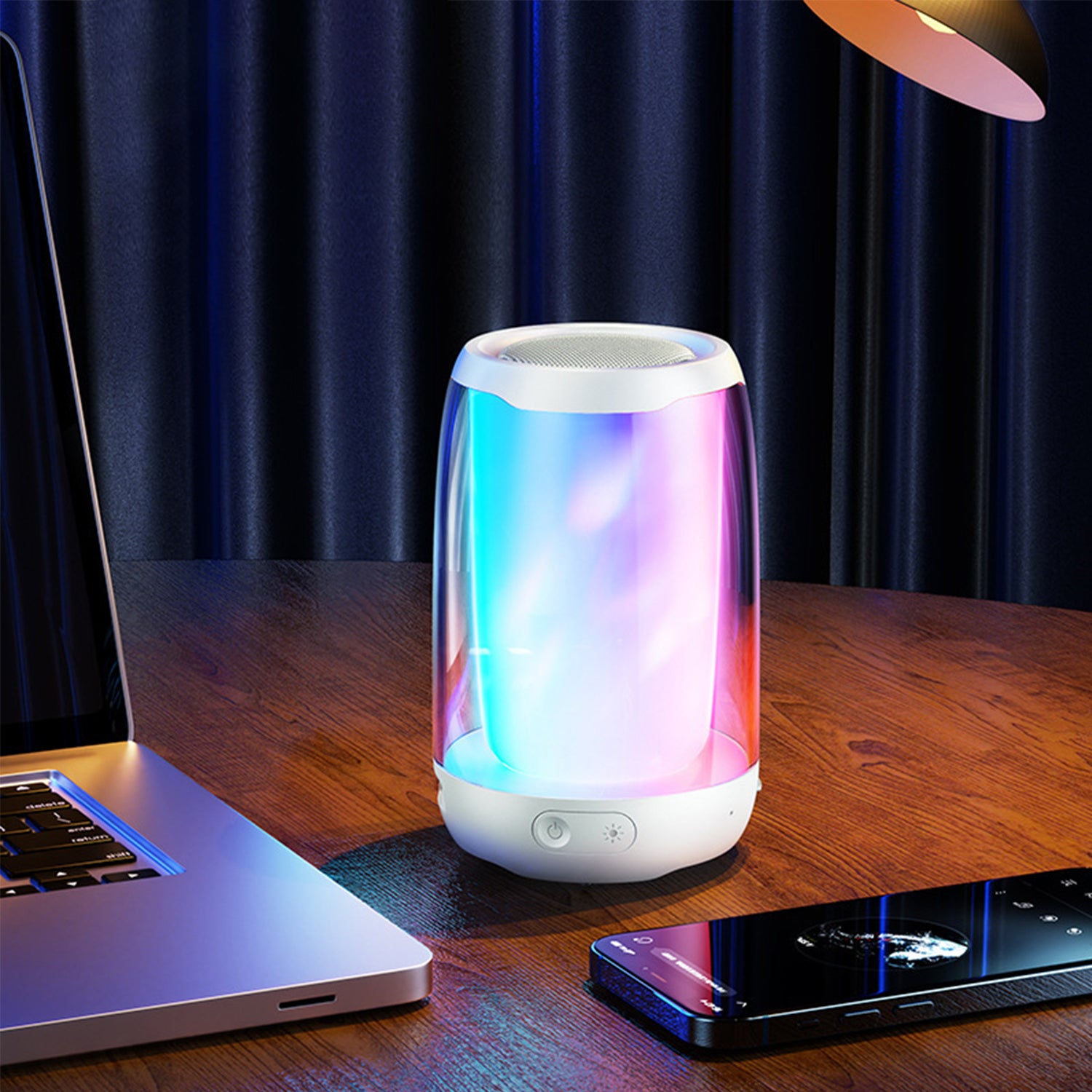 Wireless Bluetooth  subwoofer  colorful card flash stereo