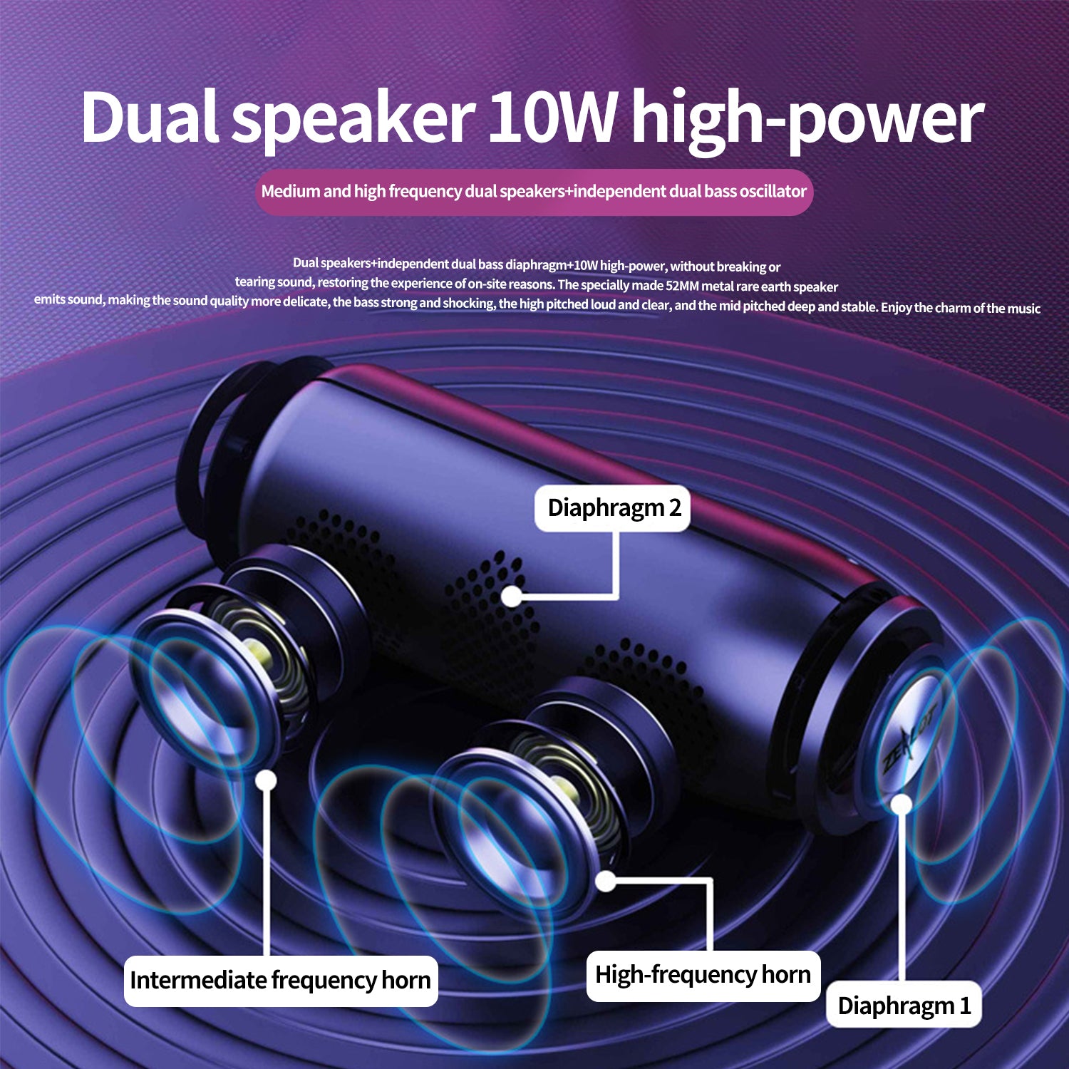 Wireless Bluetooth Outdoor Portable Speaker