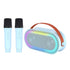 Wireless Bluetooth Colorful Light Outdoor Sound Dual Microphone Set